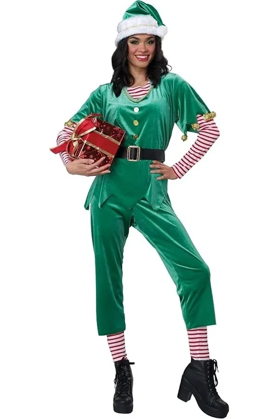 Joyful Elf Adult Women Costume