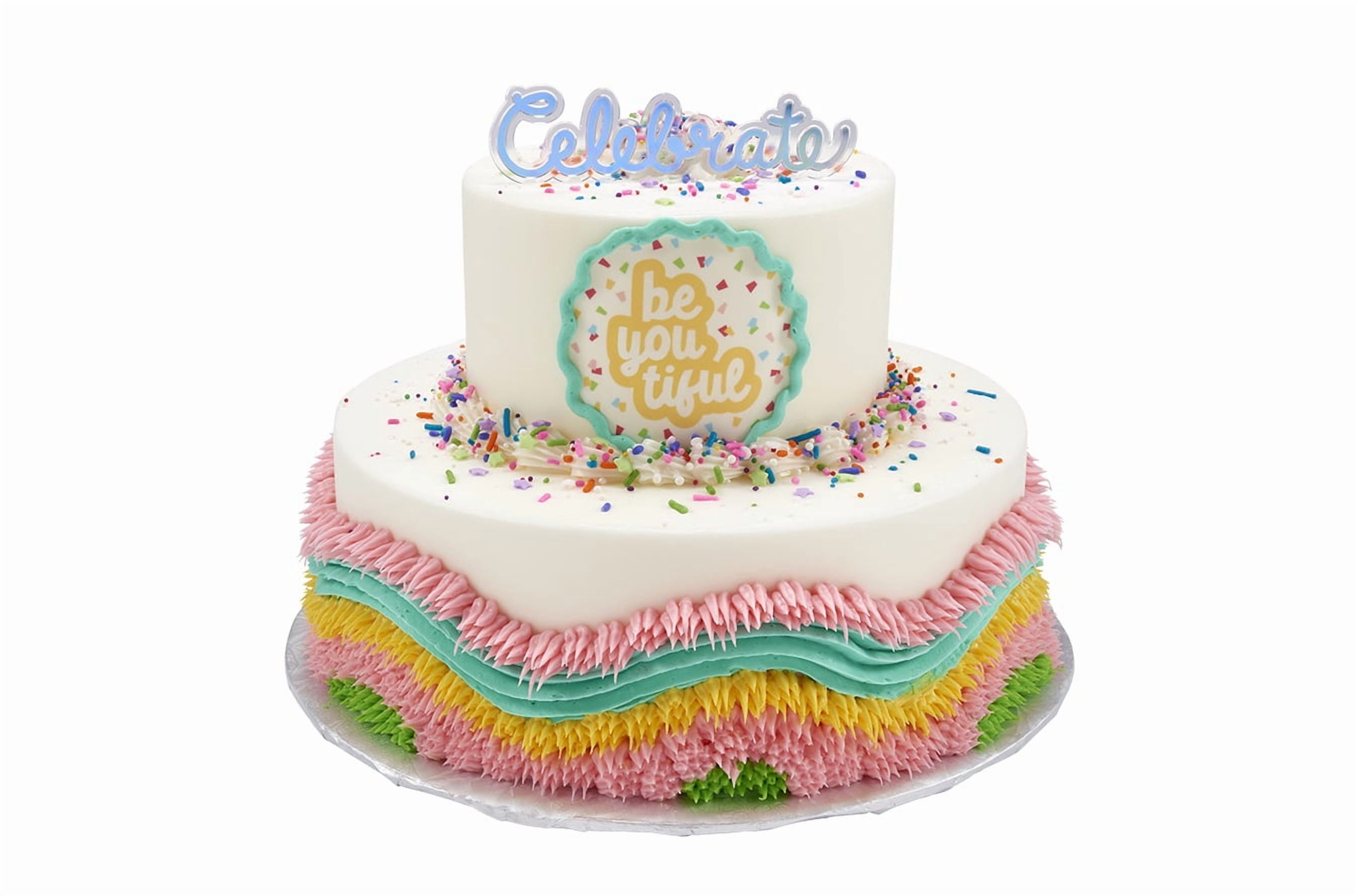 Joyful Expressions 2 Tier Cake