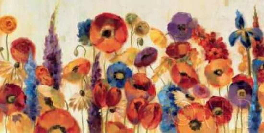 Joyful Garden Canvas Art - Silvia Vassileva (10 x 20)