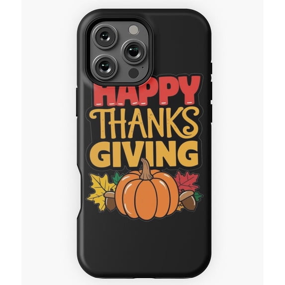 Joyful Happy Thanksgiving Day Gift Phone Case for iPhone 16 15 14 13 12 11 Pro Max