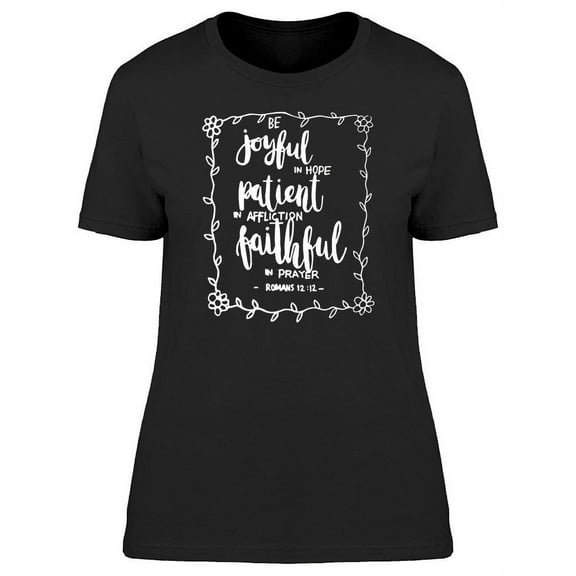 Joyful In Hope T-Shirt Women -Image by Shutterstock, Female Large