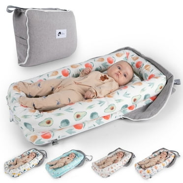 Joyful Journeys Versatile Infant Diaper Bag & Baby Lounger (Green Avocado)