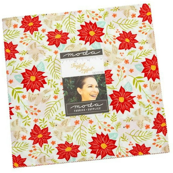 Joyful Joyful Layer Cake by Stacy Iest Hsu; 42 - 10" Precut Fabric Quilt Squares