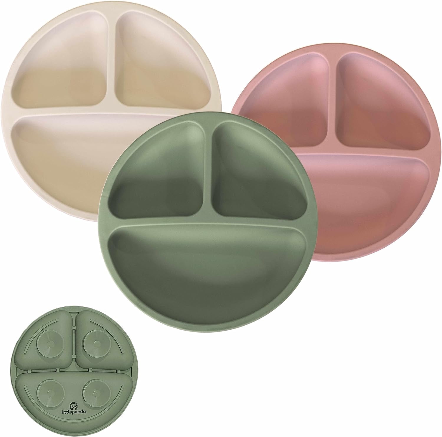 Joyful Mealtime Fun 100 Silicone Suction Plates for Toddlers and