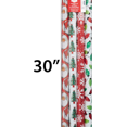 Joyful MultiPack Gift Wrap, Christmas 4 Rolls, 30", 60 Sq. ft. Multi
