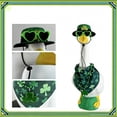 thumbnail image 1 of Joyful St. Patrick's Day Porch Goose Clothes, Green Festive Yard Decoration for Adding Luck and Cheer, for Outdoor Celebrations and Creating a Festive Entryway (Only Clothes), 1 of 5