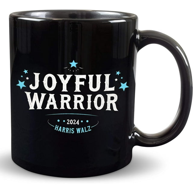 Joyful Warrior 2024 Mug, Presidential Election Cup 2024, Democrat Cup
