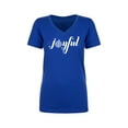 thumbnail image 1 of Joyful Womens V-Neck T-Shirt, 1 of 2
