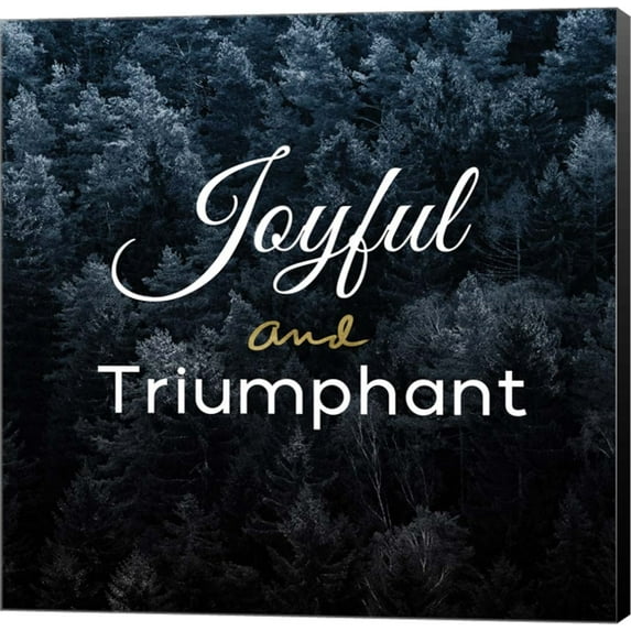 Joyful and Triumphant by Linda Woods, Canvas Wall Art