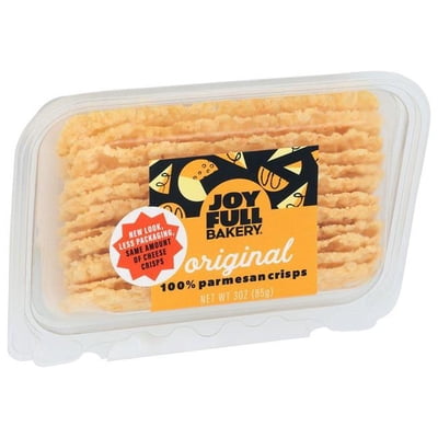 Joyfull Bakery 363909 3 oz Original Parmesan Crisp