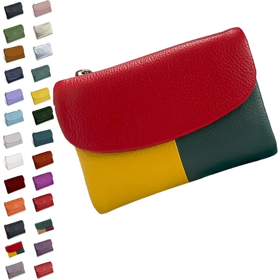 Joyfullygo Wallet, Relevantk Pebble Leather Wallet for Women & Men, RFID Anti-Theft Protection, Waterproof Genuine Leather with Credit Card Holder and Large Capacity