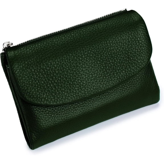 Joyfullygo Wallet, Unisex Pebble Leather Wallet, 2025 Genuine Leather Coin Purse with Credit Card Holder, Coin Holder & Cash Slots (#13)