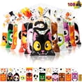thumbnail image 1 of Joyfy 108 Pcs Halloween Treat Bags Cellophane Bags with Twist Ties,Goodie Bags for Snack Cookie Candy,Halloween Gift Trick or Treat Bags,Halloween Party Supplies, 1 of 9