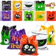 thumbnail image 1 of Joyfy 108 Pcs Halloween Treat Bags,Halloween Small Drawstring Candy Bags Goodie Bags Trick or Treat Bags Gift Bags,Halloween Bags Party Favors,Halloween Bags Bulk, 1 of 8