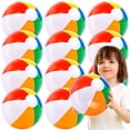 thumbnail image 1 of Joyfy 12 Pack Rainbow Beach Balls,12 inch Inflatable Swimming Pool Toys for Summer Games Pool Party Favors Summer Water Toy Fun Play Beachball Game for Kid Boys Girls, 1 of 9