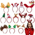 thumbnail image 1 of Joyfy 12 Pcs Christmas Headbands Assorted Design 3D Christmas Hair Accessories for Women Men Kids, Christmas Holiday Costume Headbands Party Favors Photo Booth (One Size Fits All), 1 of 12