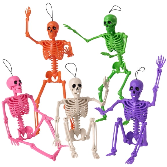 Joyfy 16" Glow in the Dark Skeleton, 5PCS Set