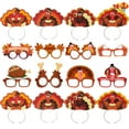 thumbnail image 1 of Joyfy 16 Pack Thanksgiving Turkey Hat for Kids Adult,Headbands and Glasses Frame for Thanksgiving Role Play,Party Favors Accessories(One Size Fits All), 1 of 8