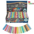 thumbnail image 1 of Joyfy 160PCS Washable Sidewalk Chalks for Kids, Non-Toxic Jumbo Chalk for Outdoor Art Play, Painting on Chalkboard, Blackboard and Playground, 1 of 8
