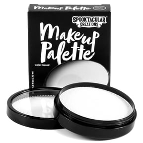 Joyfy 1oz Halloween Makeup Foundation Cream,Halloween Face Body Painting Cake Tub SFX Makeup for Joker Zombie Vampire Skeleton Cosplay for Adult Kids