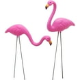 thumbnail image 1 of Joyfy 2 Pack Small Pink Flamingo, Yard Flamingo For Outdoor Garden Decor, Luau Party Statue, Beach, Tropical Party, 1 of 6