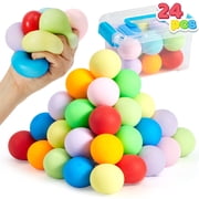 Joyfy 24 Pack Squishies Party Favors for Adults Slow Rising Mini Stress Ball Fidget Toys for Kids Stress Relief Office Relaxation Squeeze Balls, Goodie Bag Stuffers1.57