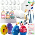 thumbnail image 1 of Joyfy 24 Pcs Easter Eggs Painting Kit DIY Easter Egg Decorating Craft Kit with Stickers and Stencils for Kids,Easter Egg Coloring,Home School Class Egg Crafts, 1 of 8