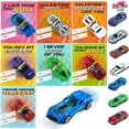 thumbnail image 1 of Joyfy 28 Packs Valentines Day Cards  for Kids with Die-Cast Racing Cars, Valentines School Classroom Exchange Party Favor Gift Supplies, Boys Valentine, 1 of 9