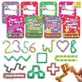 thumbnail image 1 of Joyfy 28 Packs Wacky Tracks with Valentines Day Cards, Twist Track Fingers Snake Puzzles Fidget s for Kids Valentines Class Exchange Cards Party Favors, 1 of 8