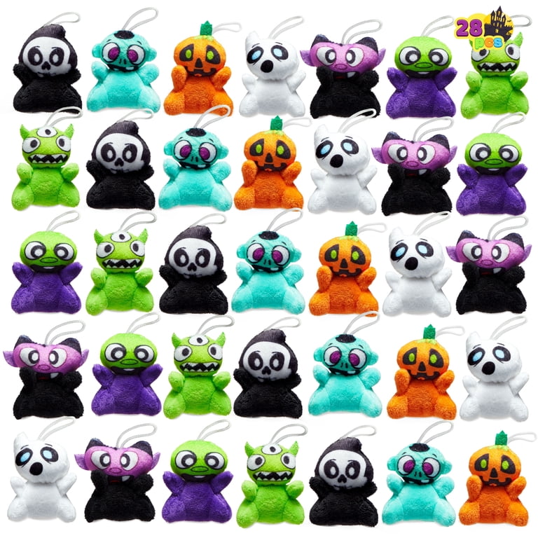 ハロウィン☆ミニミニクッション Joyfy 28 Pcs Halloween Plush,Halloween Mini Stuffed Animal for
