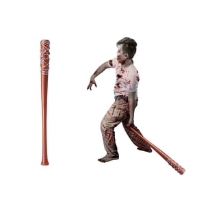 Joyfy 32 inch Barbed Wire Bat, Fake Baseball Plastic Bat, Halloween Cosplay Cane Props, Halloween Costume Dress Up