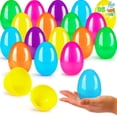 thumbnail image 1 of Joyfy 36PCS 3.15" Easter Eggs, Empty Easter Eggs Fillable, Colorful Bright Plastic Eggs Bulks for Easter Hunt,Party Favors, Easter Decorations, 1 of 10
