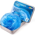 thumbnail image 1 of Joyfy 4.2oz Blue Glitter Crystal Putty, Non-Sticky Sensory Slime for Kids and Adults, Squishy Stress Relief Toy for Christmas & Birthday Gifts, 1 of 7