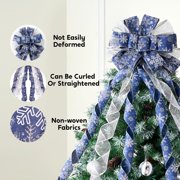 Joyfy 45 Inch Christmas Tree Topper Bow