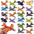 thumbnail image 1 of Joyfy 48 Pcs Halloween Foam Airplanes,12 Different Airplane Designs Halloween Toys Party Favors for Kids,Halloween Treat Bag Fillers, 1 of 6