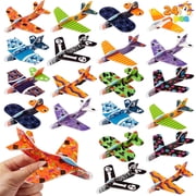 Joyfy 48 Pcs Halloween Foam Airplanes,12 Different Airplane Designs Halloween Toys Party Favors for Kids,Halloween Treat Bag Fillers
