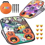 Joyfy Halloween Toss Game Board with Bean Bag for Kids Outdoor Toys, Halloween Party Favor, Beach Yard Outdoor Activities, Family Party Supplies，Camping Outside