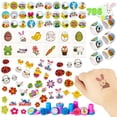 thumbnail image 1 of Joyfy Easter Crafts Kit for Kids with 500 Stickers, 144 Temporary Tattoos, 32 Adhesives and 10 Stampers (over 600pcs) for Kids Class Exchange, Easter Party Favors, Basket Stuffers Fillers, 1 of 7