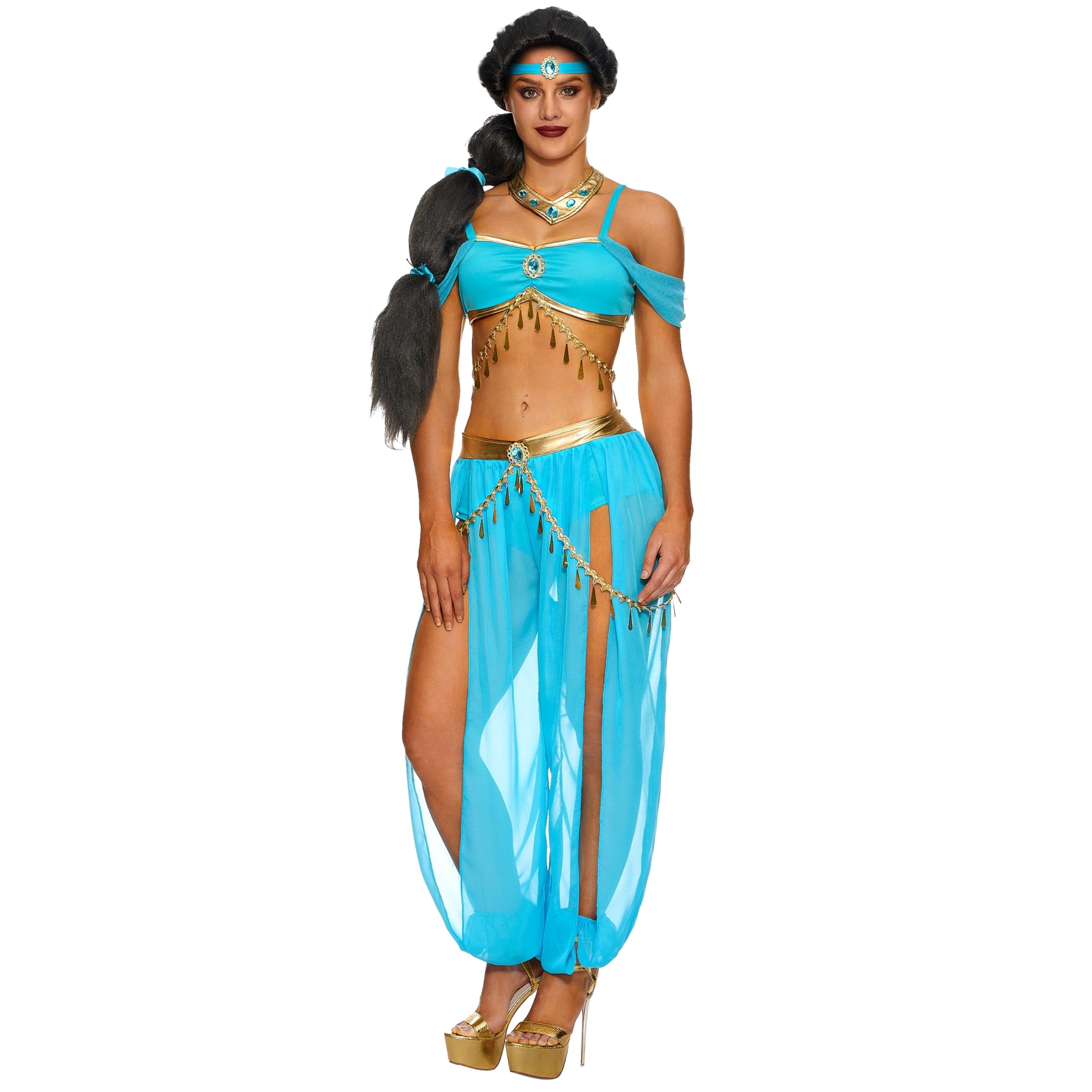 Joyfy Arabian Princess Costume for Women Fairy Dance Outfit Halloween Fancy-Dress Costume for Themed Party Cosplay Joyfy Arabian Princess Costume for Women Fairy Dance Outfit Halloween Fancy-Dress Costume for Themed Party Cosplay