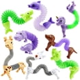 thumbnail image 1 of Joyfy Animal Pop Tubes Fidget Toys, 8 Pack Sensory Toys for Toddlers 2-3 Party Favors for Kids 4-8 8-12 Birthday Gifts Party, Classroom, School Reward,Goodie Bags Stuffers for Kids, Random Color, 1 of 9