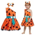 thumbnail image 1 of Joyfy Halloween Caveman Costume for Baby Girls Caveman Costume, Kids Halloween Cosplay Party Costume (0-4yrs), 1 of 9