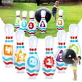 thumbnail image 1 of Joyfy Giant Inflatable Bowling Set for Kids and Adults, Christmas Birthday Party Games, Kids Education Motor Skills Toys, 1 of 7
