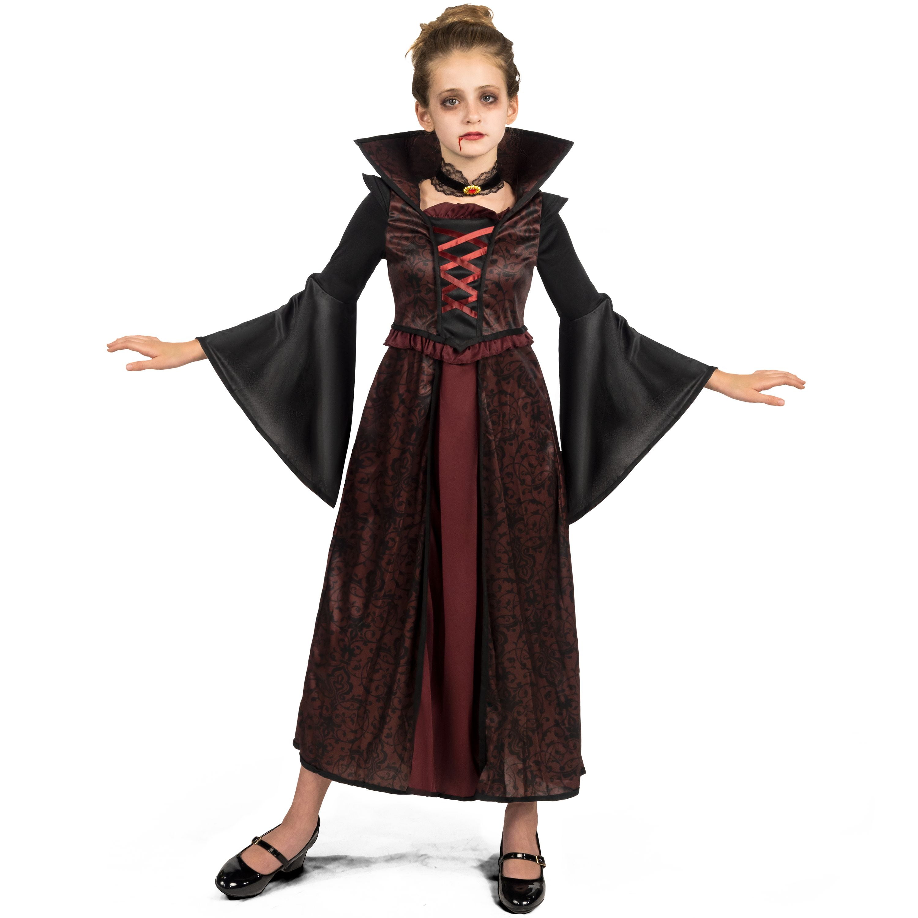 Joyfy Vampire Costumes For Girls Royal Vampire Costume For Halloween Joyfy Vampire Costumes For Girls Royal Vampire Costume For Halloween