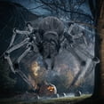 thumbnail image 1 of Joyfy 45inch Giant Spider Halloween Decorations,Scary Spider Halloween Outdoor Party Decorations Props Halloween Yard Decorations,Black, 1 of 7