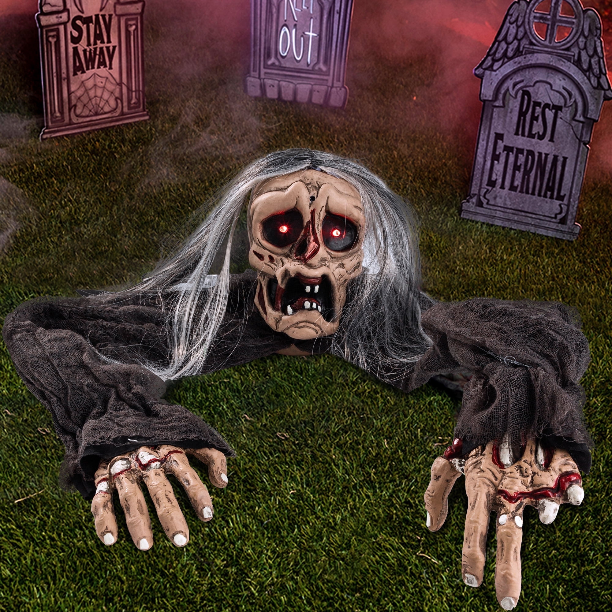Zombie Halloween Decor - Wall clocks for ecommerce - Walmart