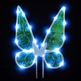 thumbnail image 1 of Joyfy Halloween Light Up White Fairy Wing for Adult & Kids, Butterfly Wing with 3 Light-up Modes for Halloween Costume Party Dress Up, 1 of 8