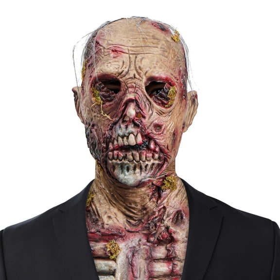Joyfy Halloween Scary Dead Zombie Head Mask,Realistic Halloween Mask for Adult Halloween Cosplay Costumes Accessory Party Cosplay for Unisex