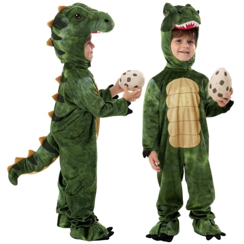 Joyfy Halloween T-Rex Costume Dinosaur Onesie with Eggs for Kids and Toddlers Halloween Party Dress up Cosplay