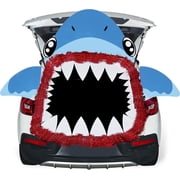 Joyfy Halloween Trunk or Treat Car Decorations Kit,Halloween Car Decorations Car Archway with Shark Theme,Trunk or Treat Decorations for Suv,Halloween Outdoor Garage Door Party Decor