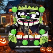 Joyfy Halloween Trunk or Treat Car Decorations Kit,Halloween Car Decorations Car Archway with Frankenstein Theme,Trunk or Treat Decorations for Suv,Halloween Ou